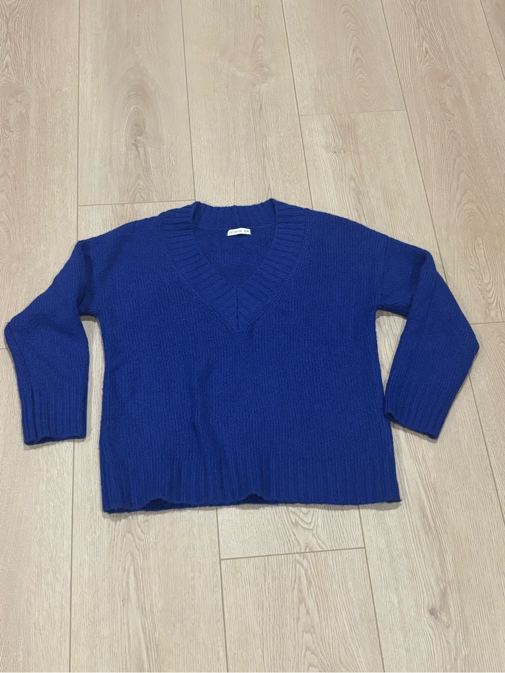 Cotton On Royal Blue V-Neck Women's Sweater